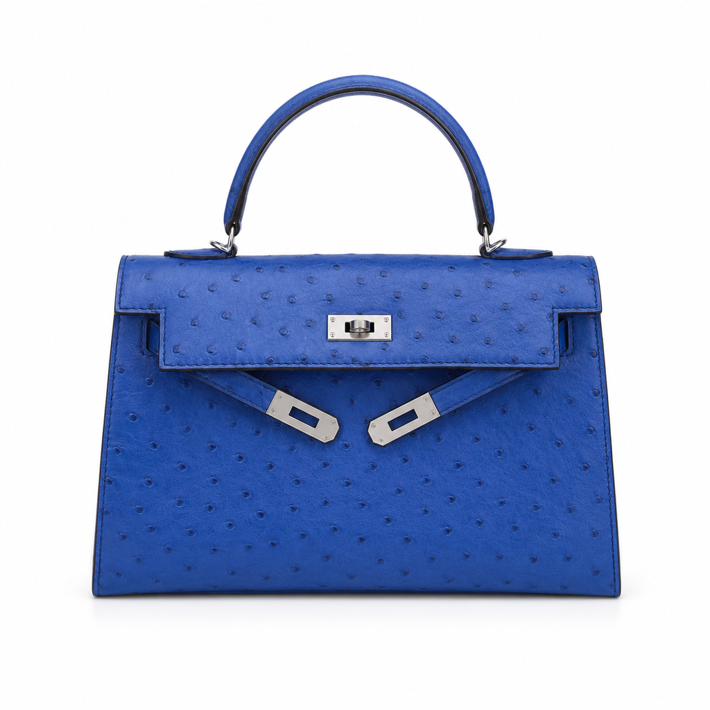 Sac Kly 22/25 cm autruche - arrivage entre 8 à 10 jours