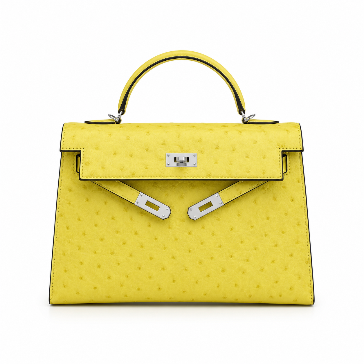 Sac Kly 22/25 cm autruche - arrivage entre 8 à 10 jours