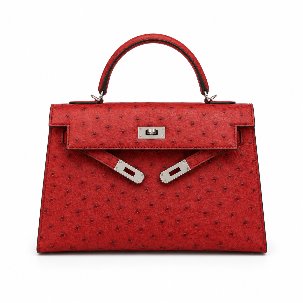 Sac Kly 22/25 cm autruche - arrivage entre 8 à 10 jours