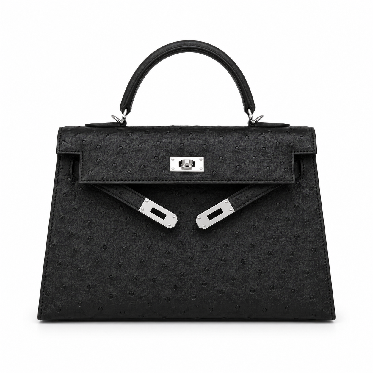 Sac Kly 22/25 cm autruche - arrivage entre 8 à 10 jours