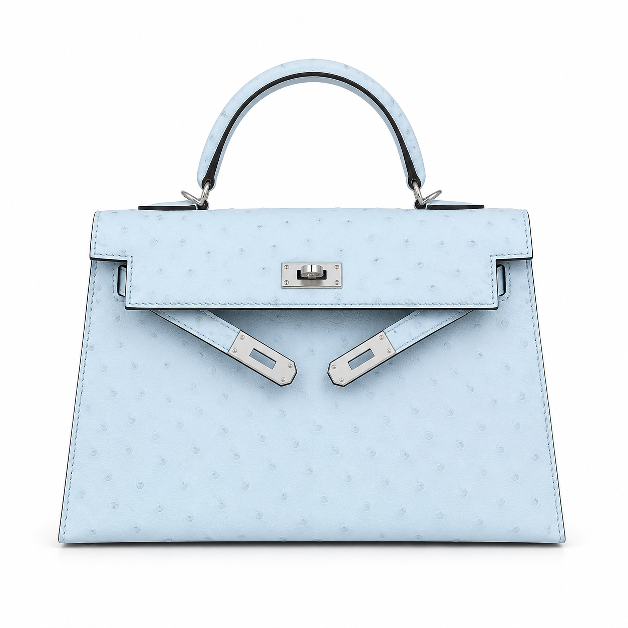 Sac Kly 22/25 cm autruche - arrivage entre 8 à 10 jours
